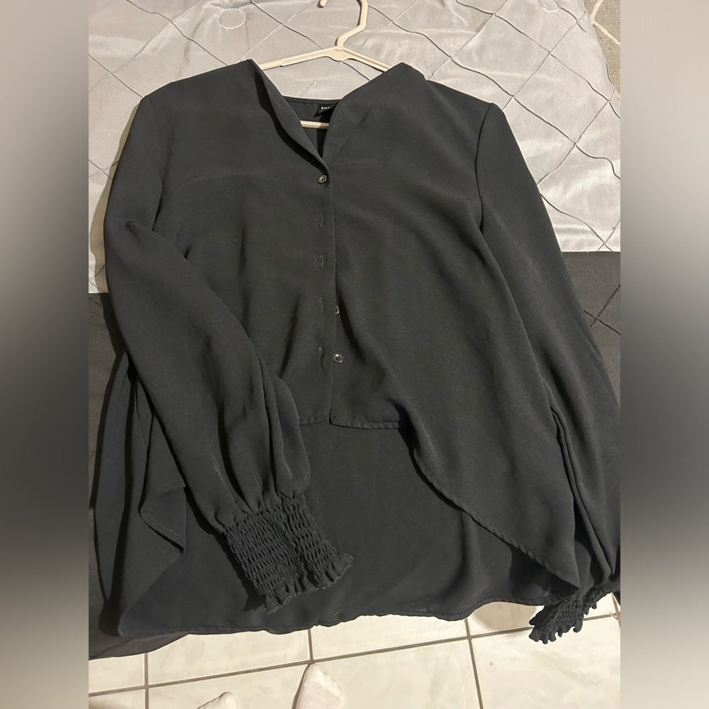 Junior dressy button down